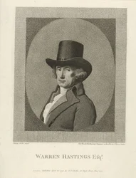 Portrett av Warren Hastings, Esq., pub. 1795 (gravering)