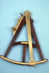 18-tommers Hadley-kvadrant eller oktant, ca. 1760 (tre, messing og glass)