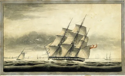 Troppetransportskipet HMS #39;Akbar#39; (1806), 10. august