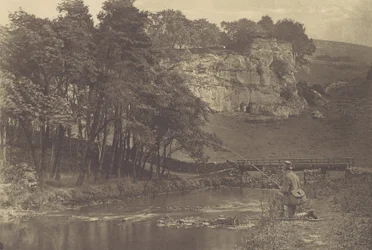 [Plate fra Izaak Waltons The Compleat Angler], 1880-tallet, trykt 1888., 1880-tallet, trykt 1888.