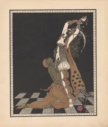 Ida Rubinstein og Vaslav Nijinsky i balletten Scheharazade
