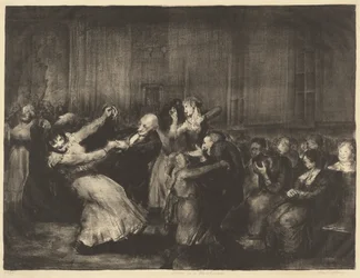 Dans i et galehus