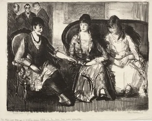 Elsie, Emma og Marjorie, første stein