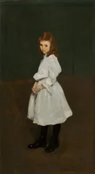 Liten jente i hvitt (Queenie Burnett)