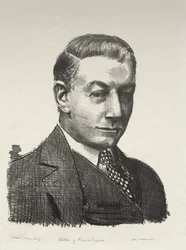 Skisse av Frank Byrne