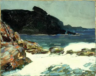 The Ledge, Elizabeth, Maine (olje på lerret)