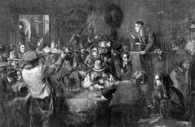 «Auksjonen, salgets siste dag», Den internasjonale utstillingen, 1862