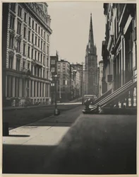 Wall Street, Manhattan (sølv gelatintrykk)