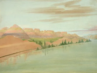 Vakre Clay Bluffs, 1900 Miles over St. Louis, 1832.