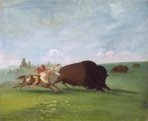 Buffalo Chase, en enkelt død, 1832-1833.