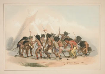 Buffalo Dance, pl. 8 fra North American Indian Portfolio