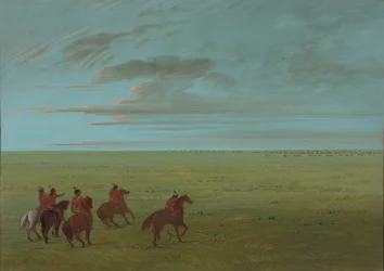 Connibos Starting for Wild Horses, 18541869.