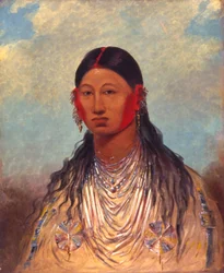 Koon-za-ya-me, kvinnelig krigsørn, 1844.