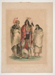 nordamerikanske indianere, pl. 1 fra North American Indian Portfolio