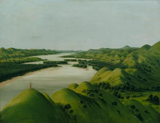 River Bluffs, 1320 Miles ovenfor St. Louis, 1832.