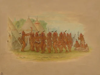 Slaves Dance - Saukie, 1861.