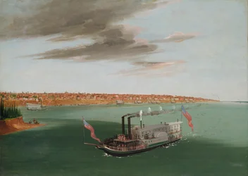 St. Louis fra elven nedenfor, 1832-1833.