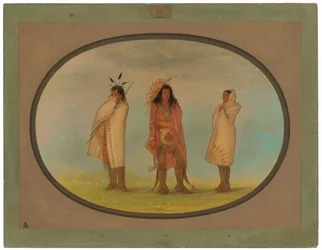 Tre irokesiske indianere