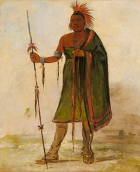 Wash-ím-pe-shee, Galning, en fremtredende kriger, 1834.