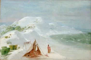 White Sand Bluffs, på Santa Rosa Island, nær Pensacola