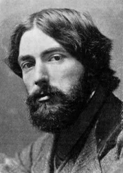 Augustus John , walisisk maler, tegner og etser, c1920