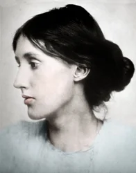 Portrett av den engelske forfatteren Virginia Woolf (bilde)