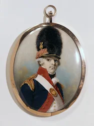 Miniatyr av 1. Lord Bloomfield i militæruniform
