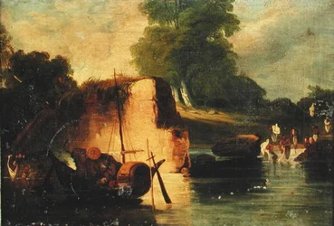 The Pool (olje på lerret)