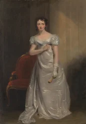 Harriet Smithson som frøken Dorillon, i «Koner som de var, og tjenestepiker som de er» av Elizabeth Inchbald