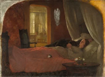 Den siste søvnen, ca. 1858