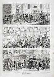 Jacks reise fra Newgate til Tyburn, illustrasjon fra 