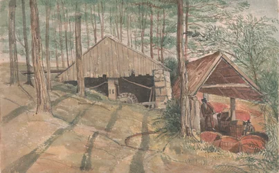 Mr. W. Praeds blikkvaskeri i Cornwall, Trevethow