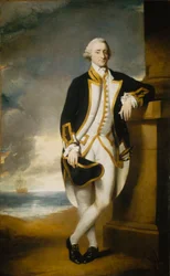 Kaptein Hugh Palliser (1723–1796), ca. 1775 (olje på lerret)