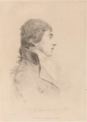 Portrett av JMW Turner, RA, ca. 1800 (etsing)