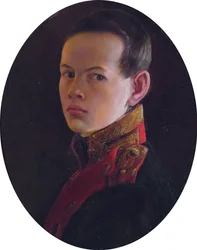 Portrett av kronprinsen Alexander Nikolayevich 1818-1881