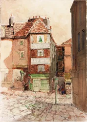 J.R. Hoggs butikk (pastell)