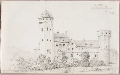 Oberlahnstein slott, Rhinen