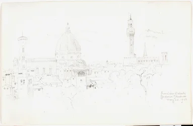 Fra Boboli-hagene i Firenze