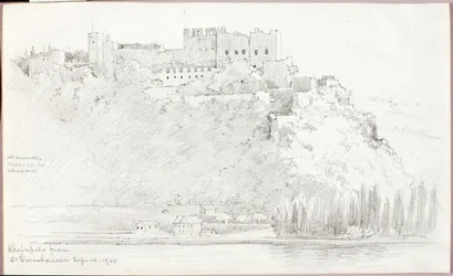 Rheinfels fra St. Goarshausen