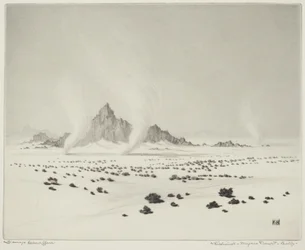 Whirlwinds, Mojave Desert, California (nr.3)