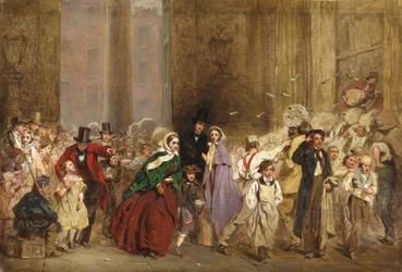 En skisse til General Post Office, ett minutt på seks, 1860