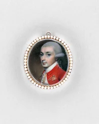 Portrett av en mann, ca. 1775 (akvarell på elfenben