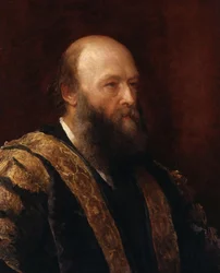 Portrett av Robert Gascoyne-Cecil, 3. markis av Salisbury (1830-1903)