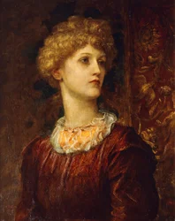 Portrett av Dorothy Dene, bystelengde,