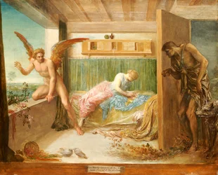Når fattigdommen kommer inn døren, flyr kjærligheten ut vinduet, 1879