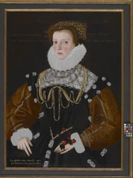Lady Philippa Coningsby (olje på tre)