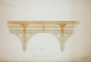 New College Oxford: Design for New Hall Roof