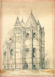 Skisse, ca. 1860 (papir)