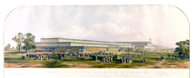 Bygning for den store utstillingen i London, 1851