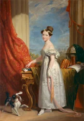Portrett av dronning Victoria av England da hun var prinsesse Portrett av dronning Victoria av England da hun var prinsesse